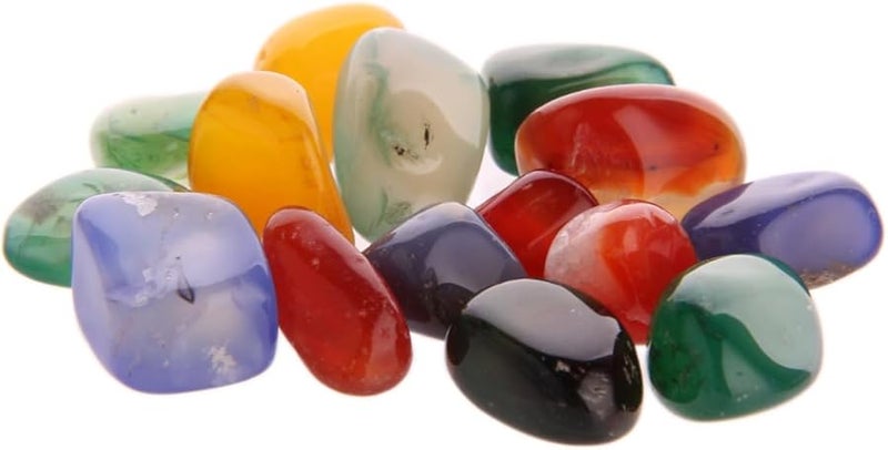 Natural Colorful Agate Stones 100g For Tumbling Polishing Gem Collecting Fish Tank Decoration - Image 2